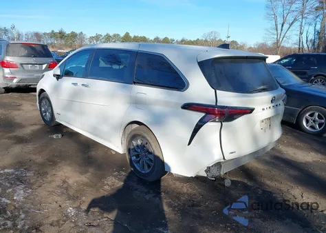 2021 Toyota Sienna Xle z USA, uszkodzony, nr VIN 5TDYSKFC0MS022318